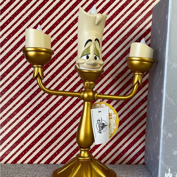 Disney Parks Exclusive Beauty and the Beast Light-Up Lumiere Candlestick Figure - Picture 5 of 5